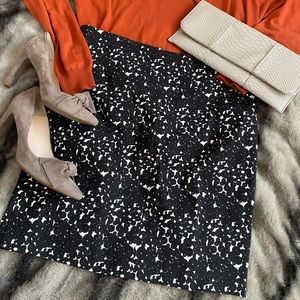 Adorable Stretch Petite Pencil Skirt Floral Print